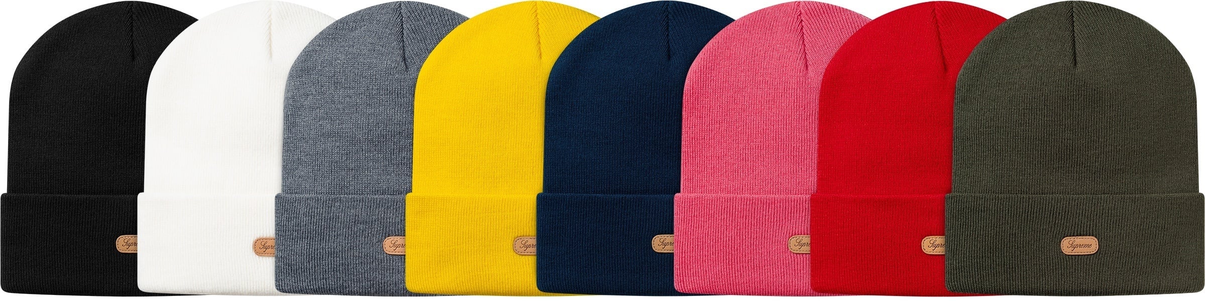 Leather Patch Beanie